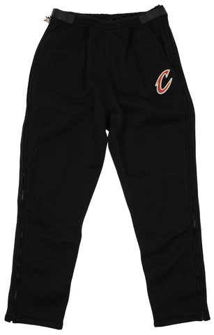 Zipway Cleveland Cavaliers Mens Performance Fleece Tear-Away Pants, Black Cover