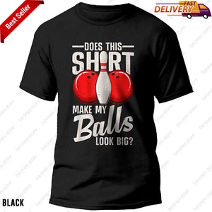Cool Bowling Design Gift For Men Women - Bowling Ball Sport Bowler T-Shirt - Picture 1 of 13