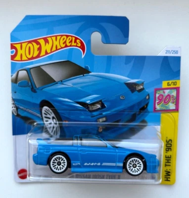Hot Wheels '96 Nissan 180SX Type X Model Toy Car - Brand New - Image 1 of 3