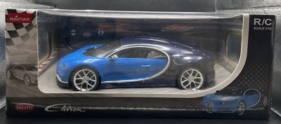 1:14 Rastar Blue Bugatti Chiron R/C Car Dual Power Rechargeable 2.4 Ghz NIB - Image 1 of 4
