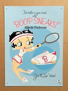 Betty Boop Sneaks - letrero de pared de metal lata - Imagen 1 de 1