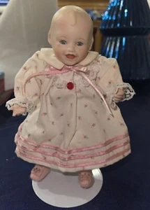 ASHTON DRAKE Porcelain Doll Picture Perfect Babies Miniature 6"  Sarah Vtg - Picture 1 of 7