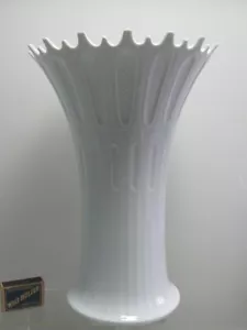 Große Vase 30 cm Hutschenreuther Hans Achtziger seltene Ausführung Op Art (D2) - Bild 1 von 5