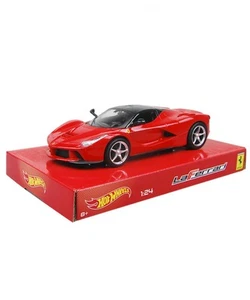 New Mattel Hot Wheels 1/24 LaFerrari Red Diecast Model Car from Japan - Picture 1 of 1