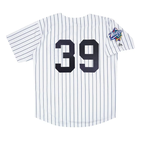Darryl Strawberry 1998 New York Yankees World Series Home White Men's Jersey Cover