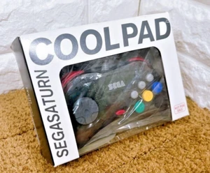 Sega Saturn Cool Pad Controller Skeleton Clear Black SS Unused - Picture 1 of 2