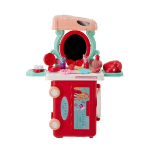 2 in 1 Kids Dressing Table Set Children Vanity Makeup Play Toys Girls Xmas Gifts - Picture 1 of 9
