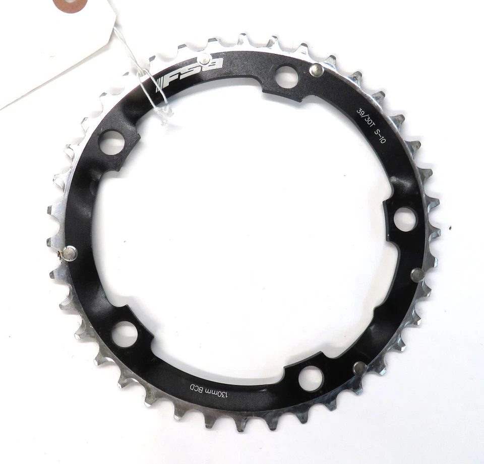 FSA  Pro Road 39T 130mm Chainring 5 Bolt 10 speed Midd - Image 1 of 3