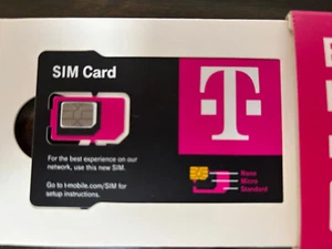 SIM KIT SWAP SPRINT TO T-MOBILE SIM CARD AND TOOL - Photo 1 sur 8