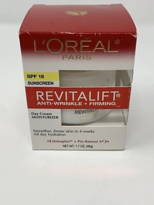 L’Oreal Paris Revitalift Anti Wrinkle & Firming Day Cream Moisturizer 1.7oz NOS - Image 1 of 4