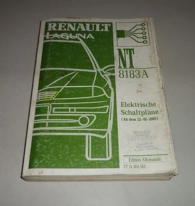 Manual de Taller Eléctrico/Eléctrico Diagramas de Cableado Renault Laguna-2001 - Imagen 1 de 1