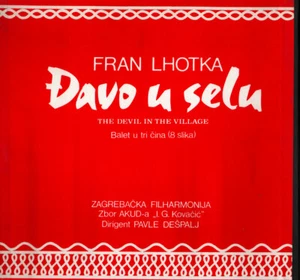 LHOTKA The Devil in the Village (Ballet) DESPALJ Jugoton LSY-61819 2LP Box NM - Picture 1 of 2