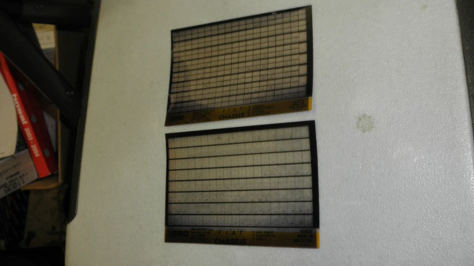 Fiat Factory #603.10.145 1968-69 850 Spider&Coupe Chasis 2/2 Mirco Fiche Catálogo Foto 1 de 1