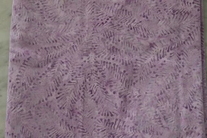 Pink Purplish pastel feather BATIK cotton quilt fabric  FQ - Picture 1 of 1