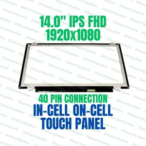 LG PHILIPS LP140WF5(SP)(K1) LAPTOP LED LCD Screen IN-CELL Touch 14.0" Full HD - Picture 1 of 6