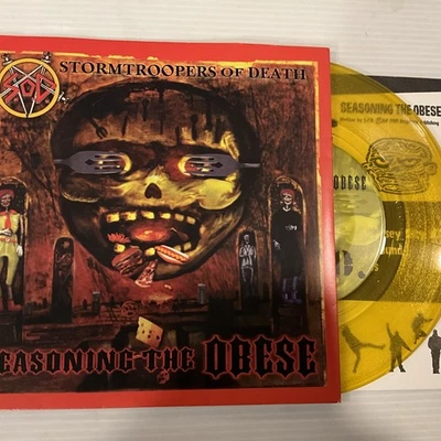 S.O.D. - Seasoning The Obese 7" EP 1999 Howling Bull – HBA 013 [Yellow] VG+/EX - Image 1 of 4