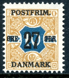 Denmark 1918 Definitive 27o/10 Krone Perf 13 Scott #144 MNH K601 - Picture 1 of 6