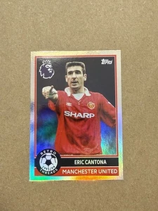 Eric Cantona 2026 Topps Premier League EPL Retro Threads Manchester United #384 - Imagen 1 de 2