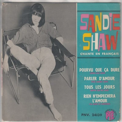 Sandie Shaw – Sandie Shaw chante en Français – Pourvu que ça dure –franz.7“-E.P. - Bild 1 von 2