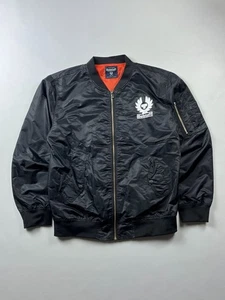 Rara chaqueta de bombardero Belstaff MA-1 negra talla M - Imagen 1 de 4
