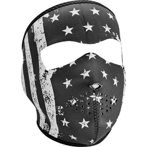 Zan Neoprene Adult Full Mask WNFM091 AMERICAN FLAG Flat Black/White VINTAGE - Picture 1 of 1