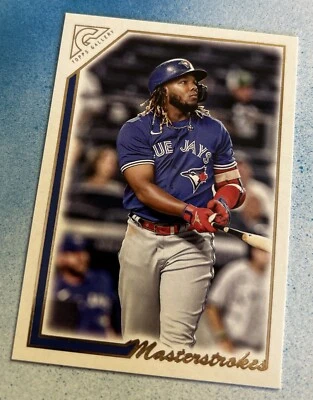 2022 Topps Gallery Vladimir Guerrero Jr #MS-6 Masterstrokes - Toronto Blue Jays - Image 1 of 2