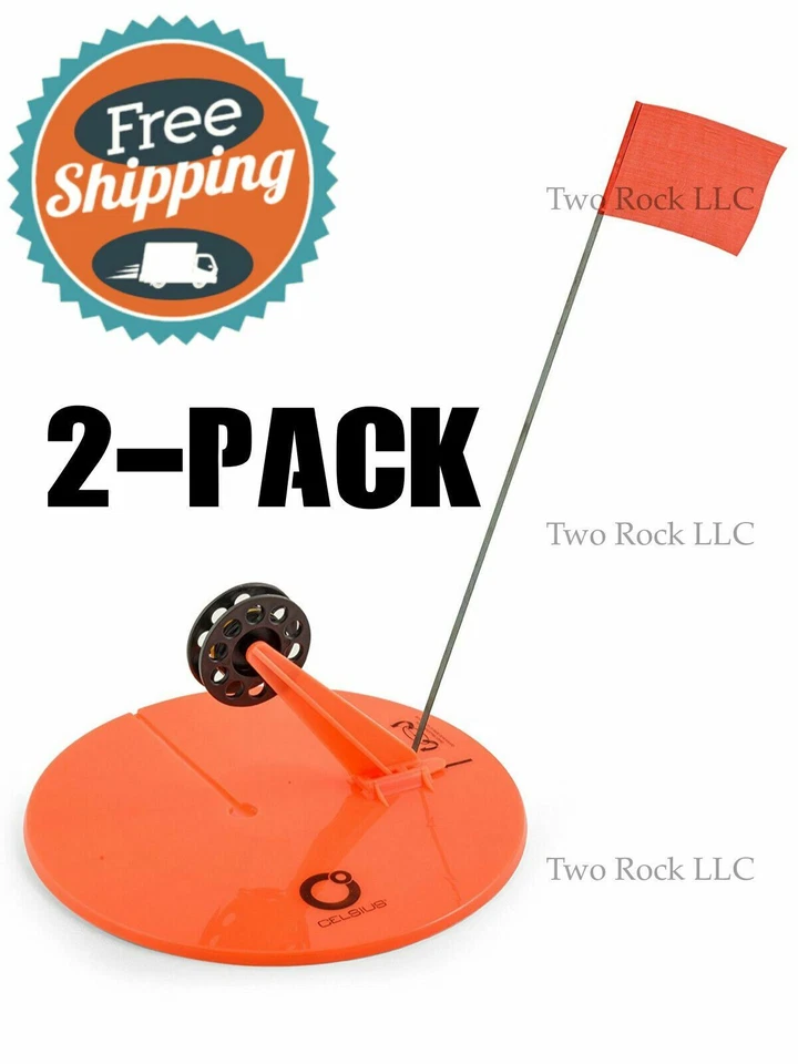 Celsius CE-UT-2PK Ice Hole Cover - Orange