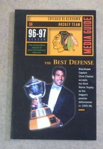 CHICAGO BLACKHAWKS NHL HOCKEY MEDIA GUIDE - 1996 1997 - NEAR MINT - Picture 1 of 1