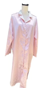 Vtg Victorias Secret Gold Label Sleep Shirt Gown Robe Housecoat M/L Cottagecore - Picture 1 of 7