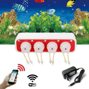 12V JEBAO DOSER 3.4 WIFI DOSING PUMP TANK MARINE FISH AQUARIUM AUTOMATIC DOSE UK - Picture 1 of 11