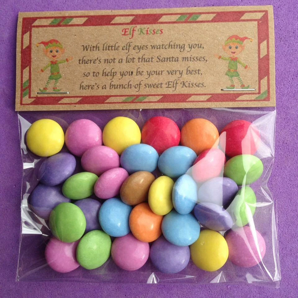 BE INSPIRED LTD Elf Kisses Novelty Stocking Filler Christmas Eve Box Secret Santa Job Lot Wholes