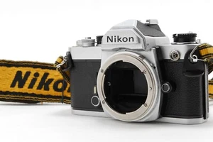 READ [NEAR MINT] Nikon FM Silver 35mm SLR Film Camera Body FROM JAPAN - Picture 1 of 8