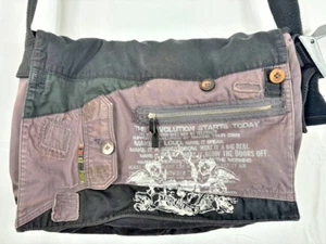 Rare Custom Laptop / Messenger Bag Crossbody with zippers pockets very cool! - Bild 1 von 8