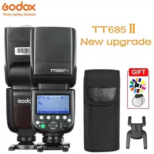 Godox TT685II-S New Upgrade 2.4G TTL HSS Speedlite Flash Light For Sony+Gift - Picture 1 of 12