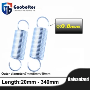 Expansion Spring Tension Extension Expanding Extending Springs Wire Dia 0.8mm - Picture 1 of 9