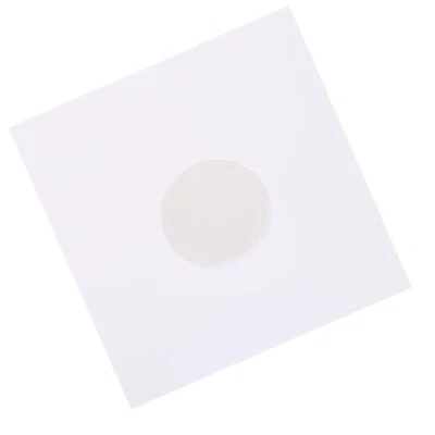 MARI-MEDIENVERPACKUNGEN 300 St. reinweiße LP Schallplatten Innenhüllen, gefüttert, 90 gr.