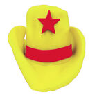 Giant Foam Cowboy Western Novelty Hat YELLOW