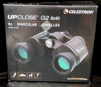 Celestron Upclose 8x G2 8x40 Binoculars With Case Model 71252 - Image 1 of 4