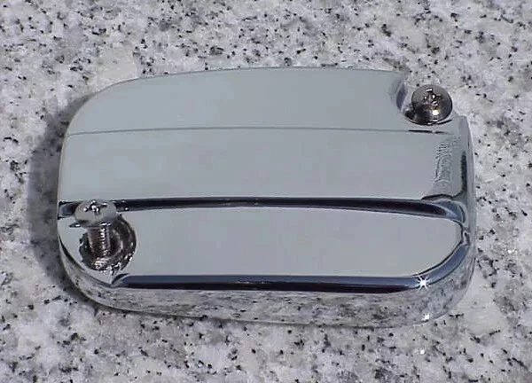 2007-2018 Harley Davidson Electra Glide Road King CHROME BRAKE FLUID CAP - Image 1 of 1