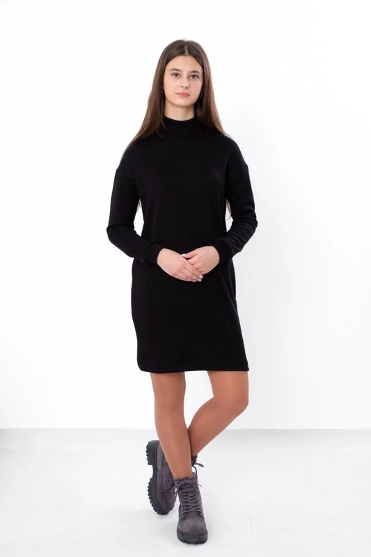 Vestido de punto para niñas - Tela suave, ajuste elástico y diseño elegante,, Demi-mar... Foto 1 de 1