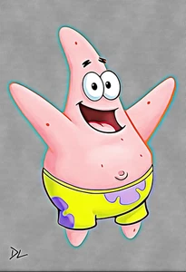 Patrick Star "SpongeBob Squarepants" Original Pop Art Print - 13 x 19 Poster - Picture 1 of 1