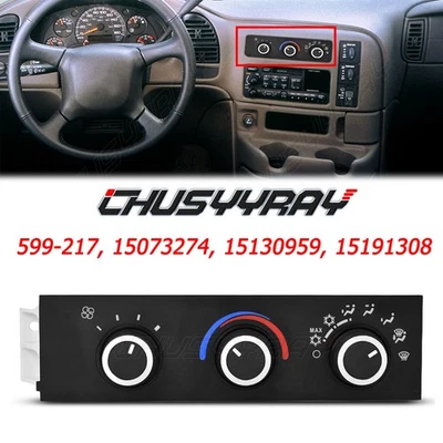 Módulo de control de clima de CA 599-217 para GMC Savana 3500 1997-2019 Foto 1 de 4