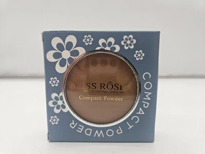 Pó compacto maquiagem profissional Miss Rose 02 cruelty free leve médio - Imagem 1 de 4