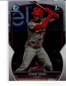 Chase Davis St Louis Cardinals 2023 Bowman Chrome Draft 1er refractor Bowman - Imagen 1 de 2