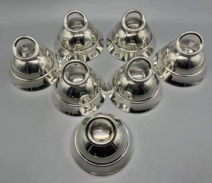 CHRISTOFLE Vertigo Silver-Plated “Lids Only” For Personal Lidded Butter Dish - Picture 1 of 18