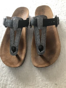 Lotus Silver & Black Toepost Size 39 - Picture 1 of 3
