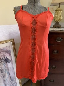 J. R Bazaar Sears neonfarben Vintage Dessous Nachthemd Größe 9 Medium - Bild 1 von 10