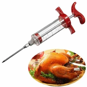 Syringe kitchen 1-6pcs Food camping Seasoning outdoor Marinade 30ml BBQ Injector - Picture 1 of 14