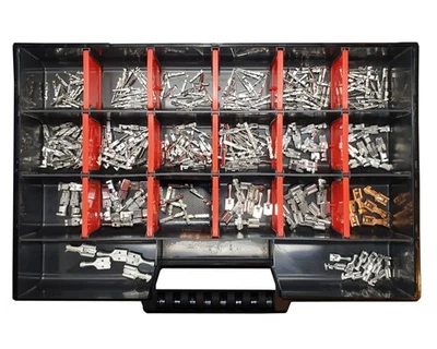 Caja de surtido VW contactos PIN conector 295 piezas JPT MCP SPT Micro Timer MQS - Imagen 1 de 4