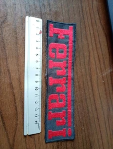 FERRARI , USED  OLD   PATCH   18 cm  FERRARI  -F40 , TESTAROSSA , FERRARI GTO - Picture 1 of 2